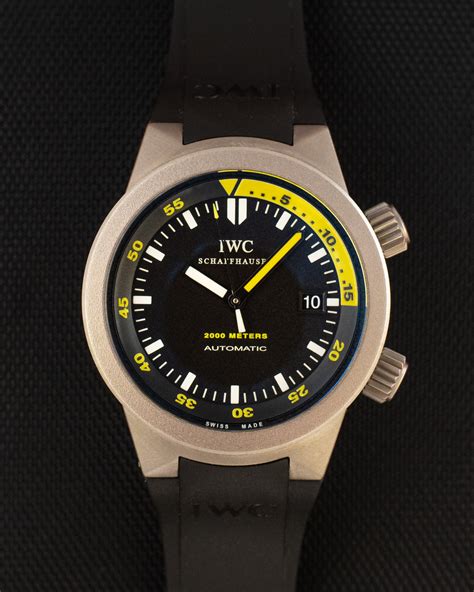 iwc aquatimer titanium for sale|iwc aquatimer automatic.